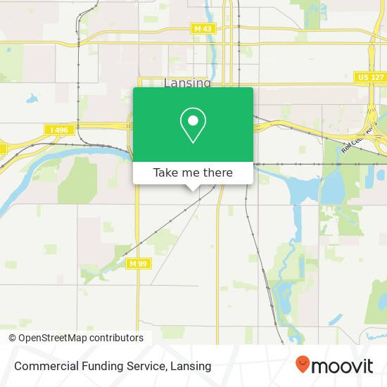 Commercial Funding Service map