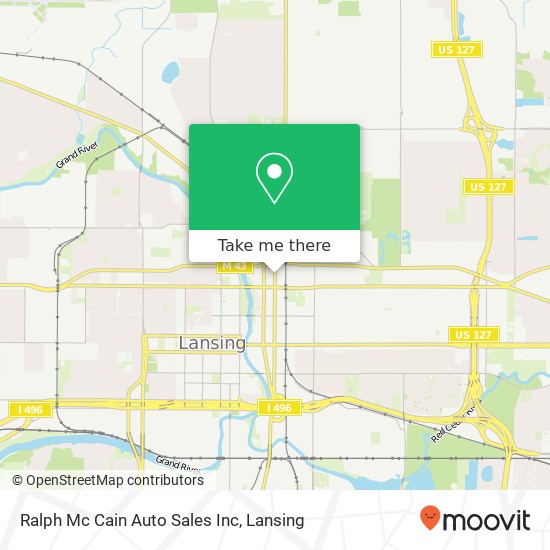 Ralph Mc Cain Auto Sales Inc map