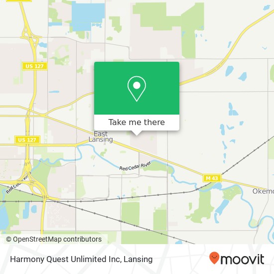 Harmony Quest Unlimited Inc map