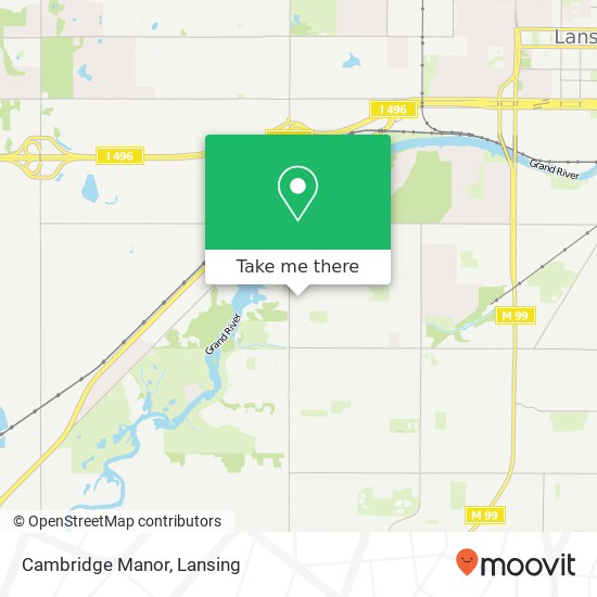 Cambridge Manor map