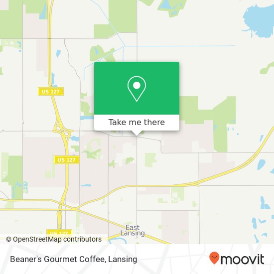 Beaner's Gourmet Coffee map