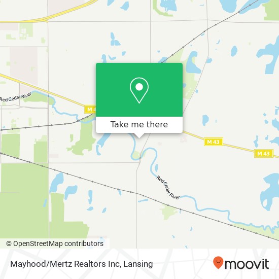 Mayhood/Mertz Realtors Inc map