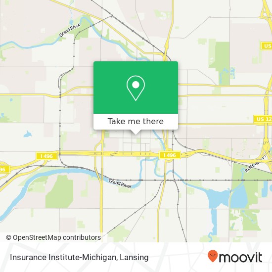 Mapa de Insurance Institute-Michigan