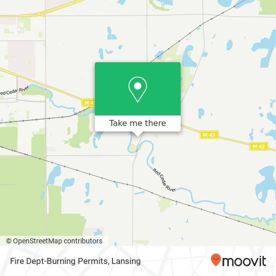 Fire Dept-Burning Permits map