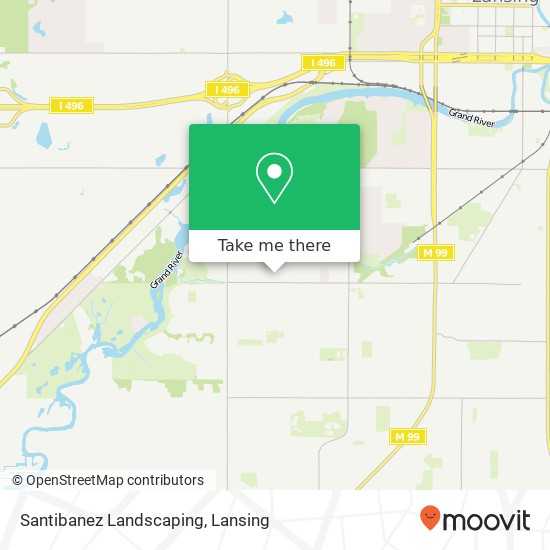 Santibanez Landscaping map