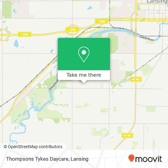 Thompsons Tykes Daycare map