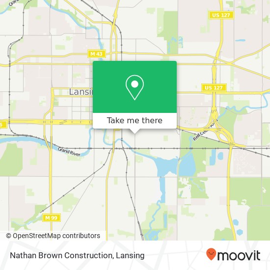 Mapa de Nathan Brown Construction