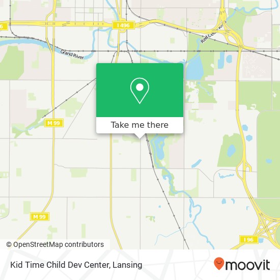 Kid Time Child Dev Center map