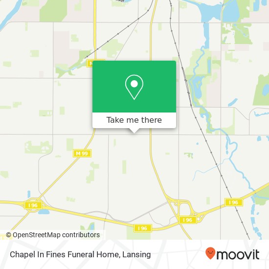 Chapel In Fines Funeral Home map