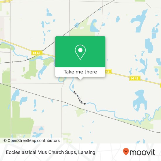 Ecclesiastical Mus Church Sups map