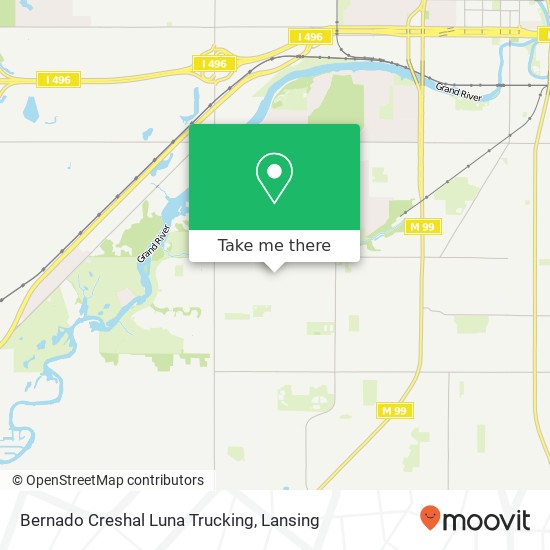 Bernado Creshal Luna Trucking map