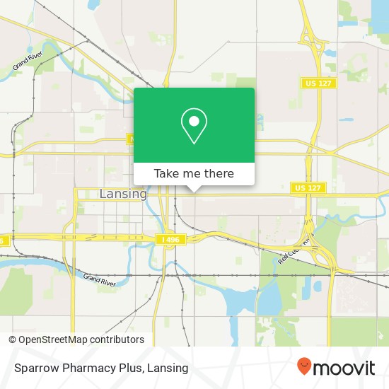 Sparrow Pharmacy Plus map