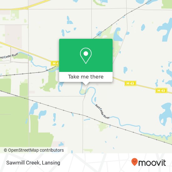 Sawmill Creek map