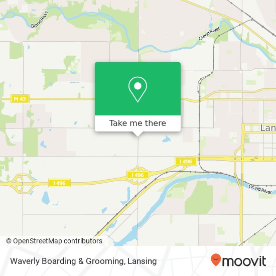 Mapa de Waverly Boarding & Grooming