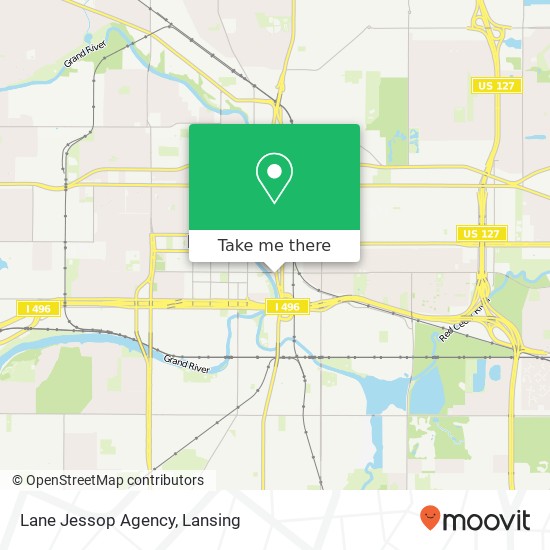 Lane Jessop Agency map