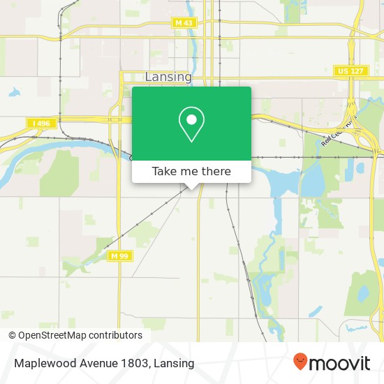 Maplewood Avenue 1803 map