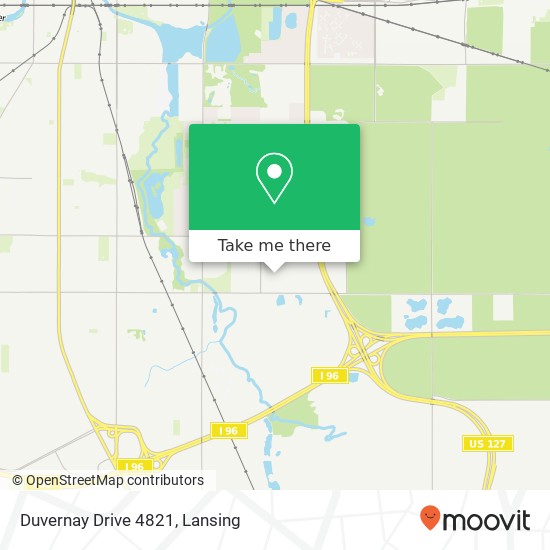 Duvernay Drive 4821 map