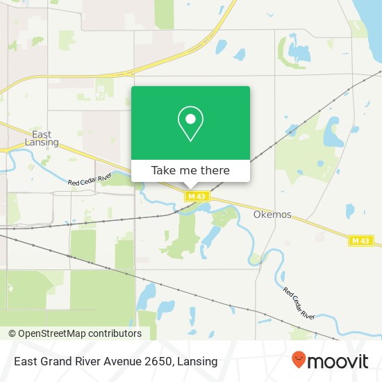 East Grand River Avenue 2650 map