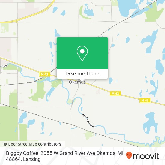 Biggby Coffee, 2055 W Grand River Ave Okemos, MI 48864 map