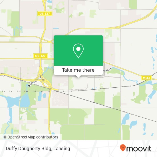 Duffy Daugherty Bldg map