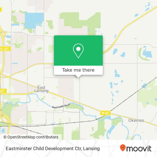 Eastminster Child Development Ctr map