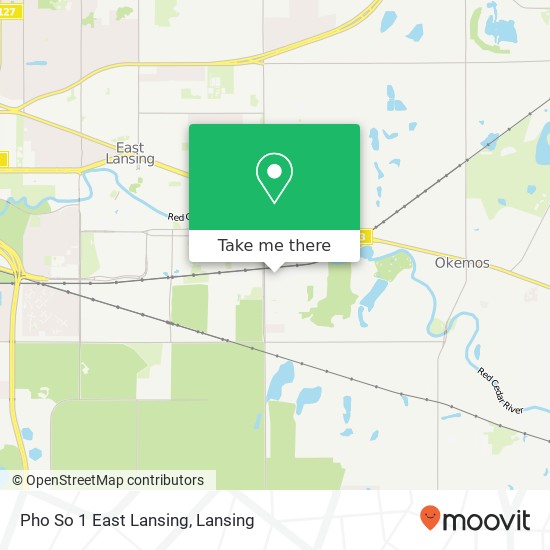 Mapa de Pho So 1 East Lansing