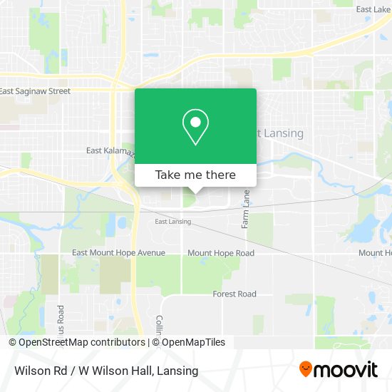 Wilson Rd / W Wilson Hall map