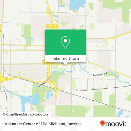 Mapa de Volunteer Center of Mid Michigan