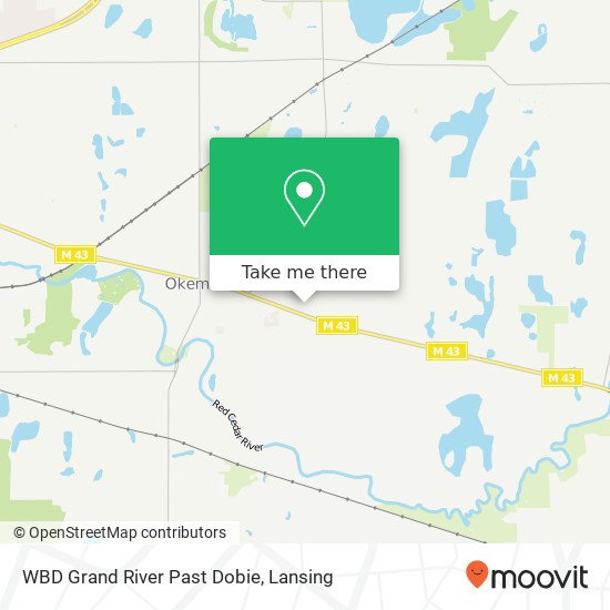 Mapa de WBD Grand River Past Dobie