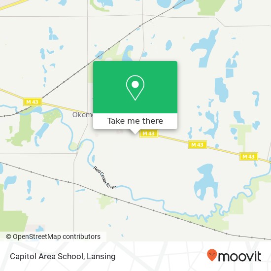 Capitol Area School map