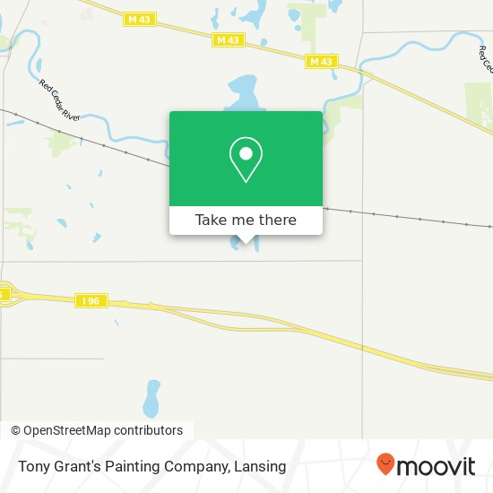 Mapa de Tony Grant's Painting Company