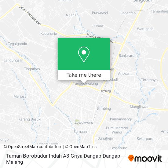 Taman Borobudur Indah A3 Griya Dangap Dangap map