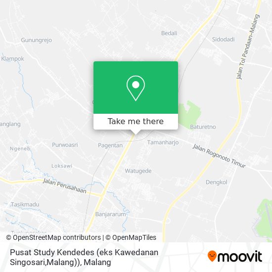 Pusat Study Kendedes (eks Kawedanan Singosari,Malang)) map