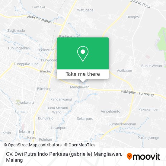CV. Dwi Putra Indo Perkasa (gabrielle) Mangliawan map