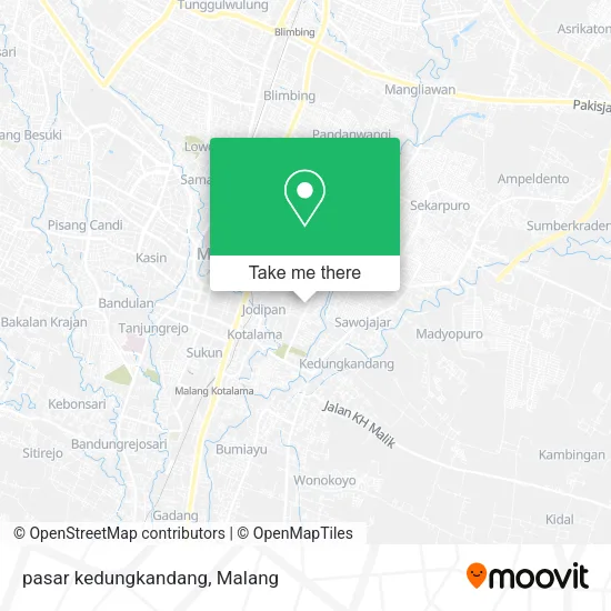 pasar kedungkandang map