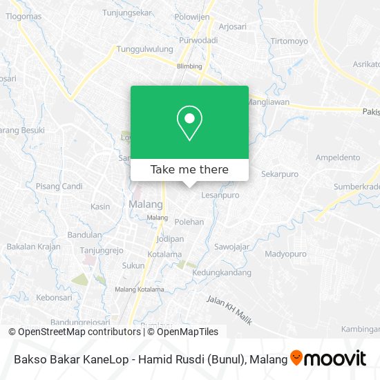 Bakso Bakar KaneLop - Hamid Rusdi (Bunul) map