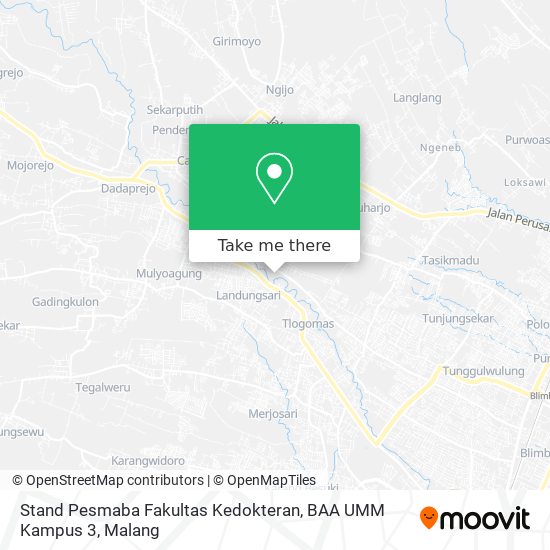 Stand Pesmaba Fakultas Kedokteran, BAA UMM Kampus 3 map