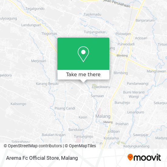Arema Fc Official Store map