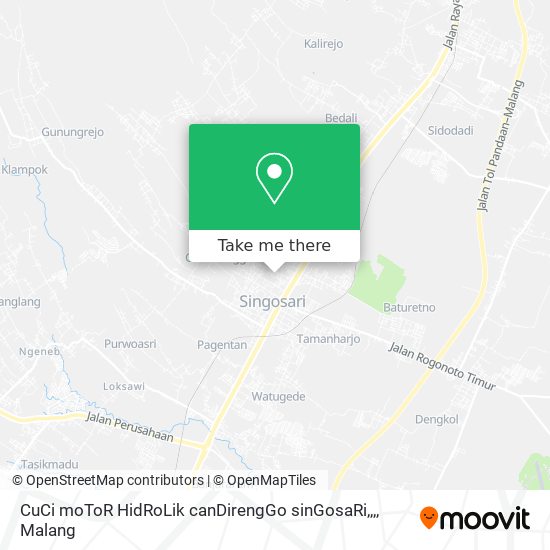 CuCi moToR HidRoLik canDirengGo sinGosaRi,,, map