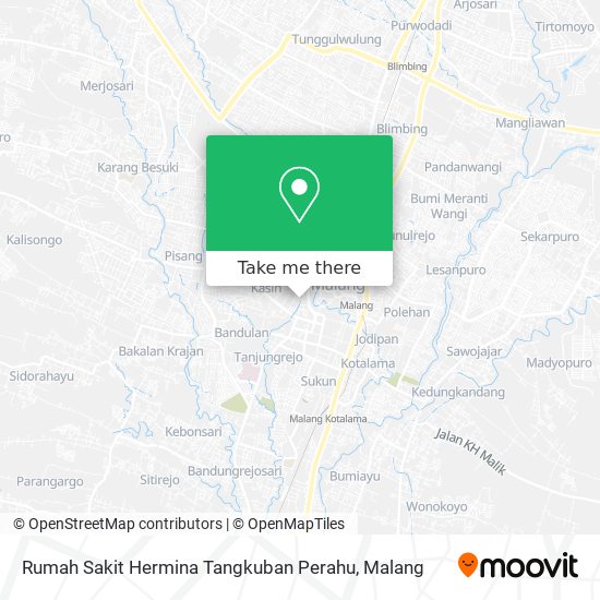 Rumah Sakit Hermina Tangkuban Perahu map