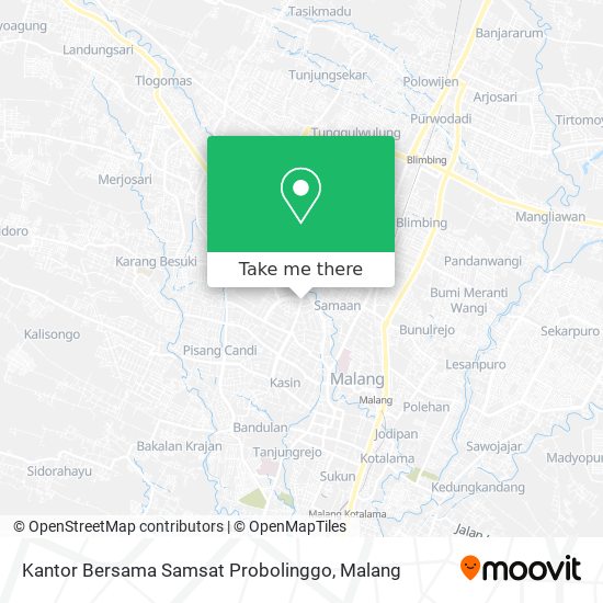 Kantor Bersama Samsat Probolinggo map