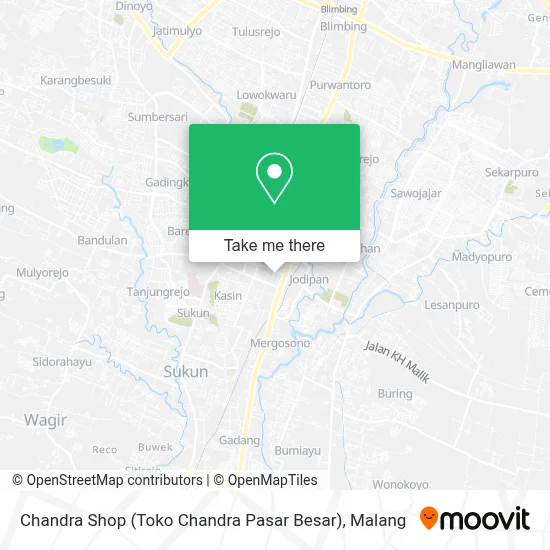 Chandra Shop (Toko Chandra Pasar Besar) map