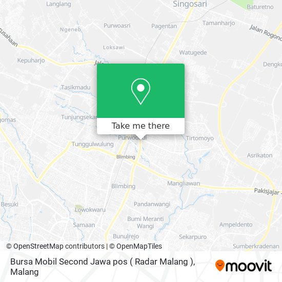 Bursa Mobil Second Jawa pos ( Radar Malang ) map