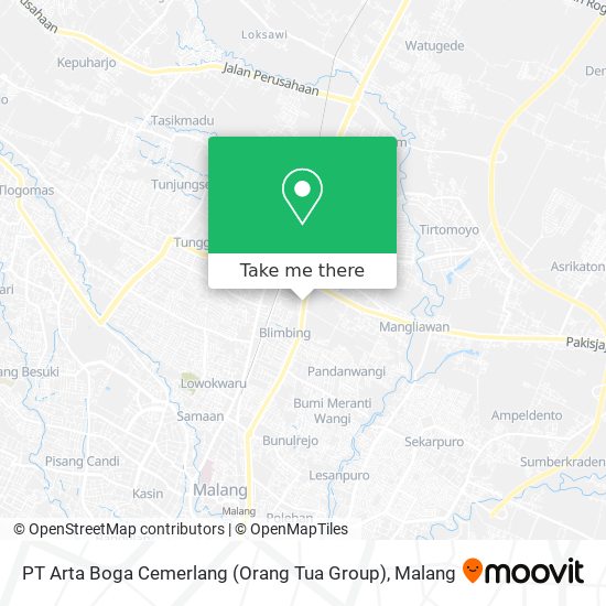 PT Arta Boga Cemerlang (Orang Tua Group) map