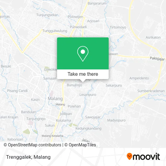 Trenggalek map
