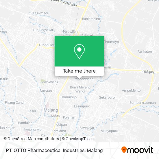 PT. OTTO  Pharmaceutical Industries map