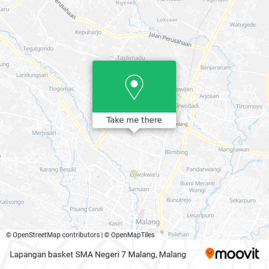 Lapangan basket SMA Negeri 7 Malang map