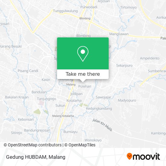 Gedung HUBDAM map