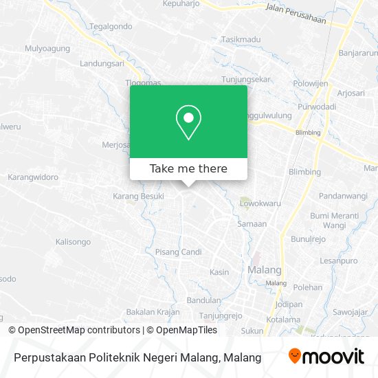 Perpustakaan Politeknik Negeri Malang map