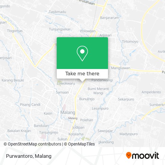 Purwantoro map